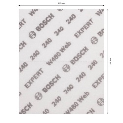 Pliegos de Lija 115x140 mm G 240 10Pz Bosch 2608.902.387-000