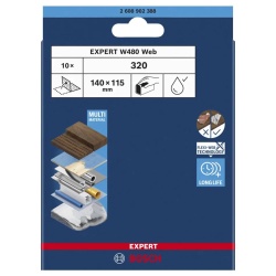 Pliegos de Lija 115x140 mm G 320 10Pz Bosch 2608.902.388-000