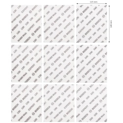 Pliegos de Lija Mixto 115x140 mm 9Pz Bosch 2608.902.432-000