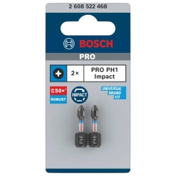 Puntas Impact Pro Phillips PH1 25mm 2Pz Bosch 2608.522.468-000