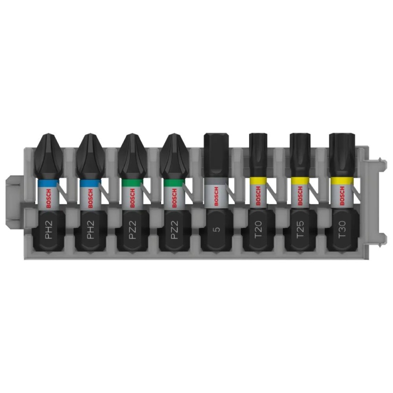 Set Mixto Puntas Impact Pro 25mm 8Pz Bosch 2608.521.U62-000