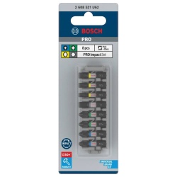 Set Mixto Puntas Impact Pro 25mm 8Pz Bosch 2608.521.U62-000