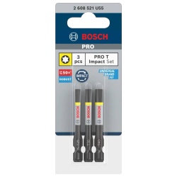 Set Puntas Impact Pro Torx 55mm 3Pz Bosch 2608.521.U55-000