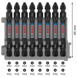 Set Mixto Puntas Impact Pro 55mm + Adaptador 7Pz Bosch 2608.522.327-000