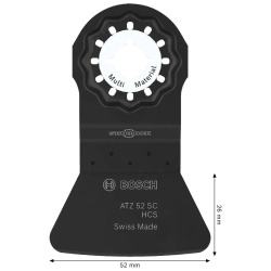 Cuchilla Multitool de Raspado Multimateria ATZ 52 SC Bosch 2608.669.268-000