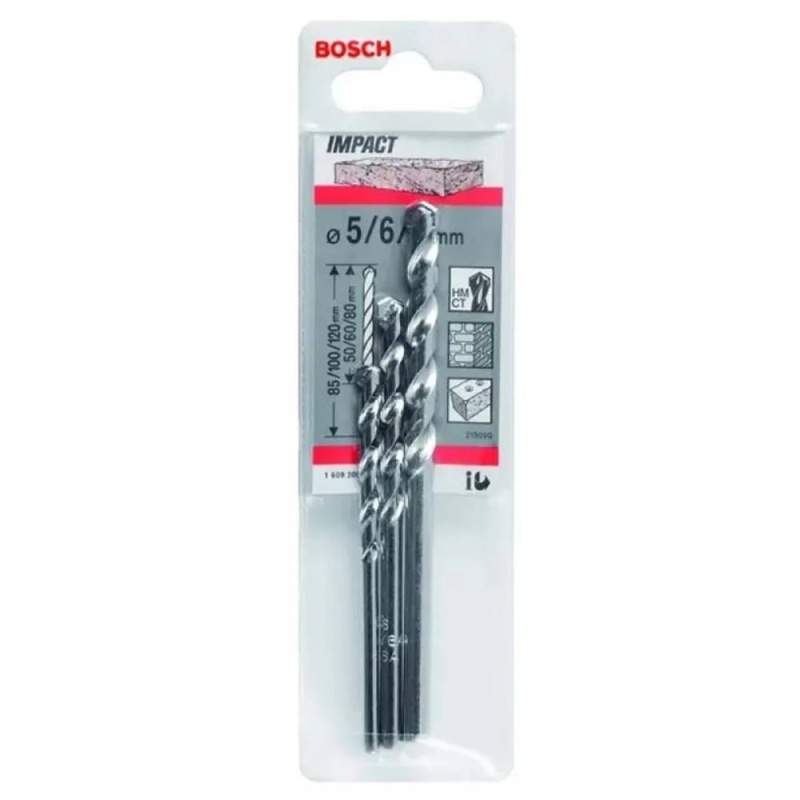 SET BROCAS CONCRETO (5,6,8) IMPACT. /BOSCH/