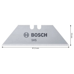 Cuchilla para Navaja plegable 10Pz Bosch 1600.A03.AX7-000