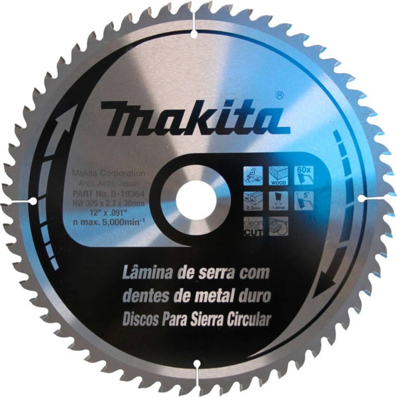Disco Sierra para Madera 12" 60 Dientes Makita B-19364