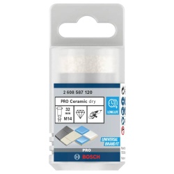 Copa Diamantada Dry Speed Long Life 32mm 1-1/4 Fast Cut Best 3 diamantes Bosch 2608.587.120-000