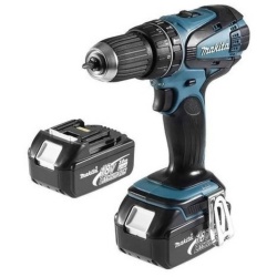 Taladro Percutor 1/2" 18V Inc 2Bat y Carg Makita DHP456RF