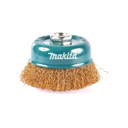 Grata copa 4" pelo 0.3mm Ondulada rosca M14 Makita D-55376