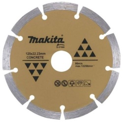 Disco Diamantado Segmentado para Concreto 5" (125 mm)x22,23mm Makita D-37568