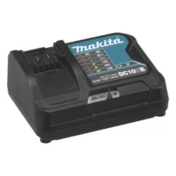 Aspiradora 12V CL108FDZW + Bateria 12V CXT 2.0 Ah BL1021B y Cargador DC10SB Makita CL108FDZW-2.0