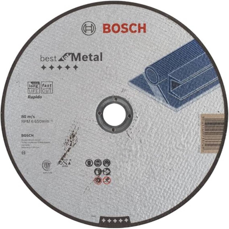 Disco de Corte Plano 9" x 2,0mm Bosch 2608.600.522-000