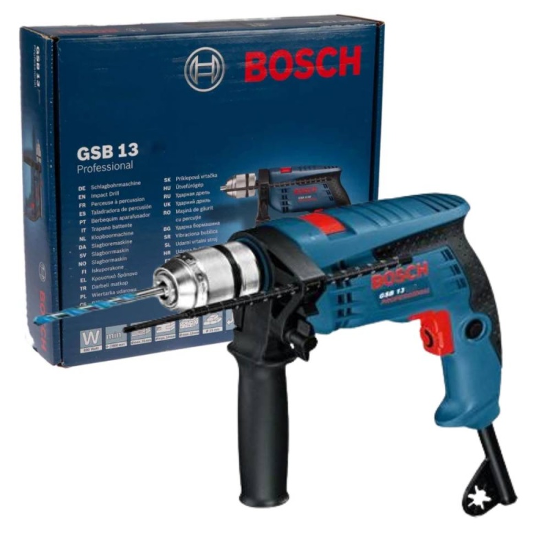 Taladro Percutor GSB 13 1/2" 600W Bosch 0601.13D.0E0-000