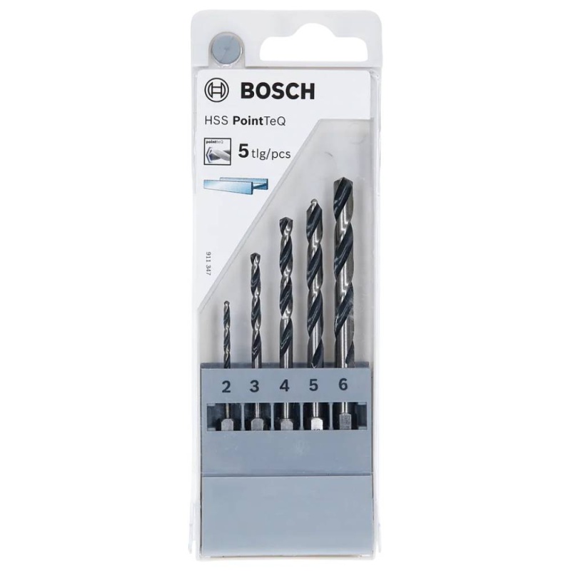 Set de Brocas para Metal PointTeQ HEX 5Pz Bosch 2607.002.824-000