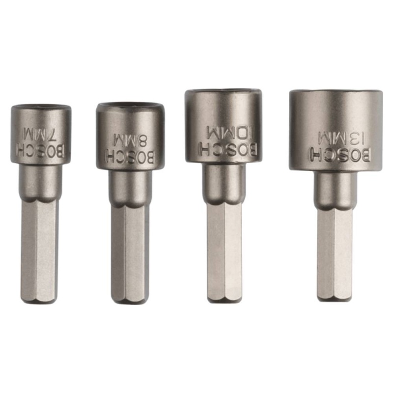 Set de Dados Hexagonales Milimetricos 1/4" 4Pz Bosch 2609.255.904-000