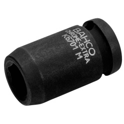 Dado de Impacto Hexagonal Milimetrico 1/4" x 9 mm Corto Bahco K6701M-9