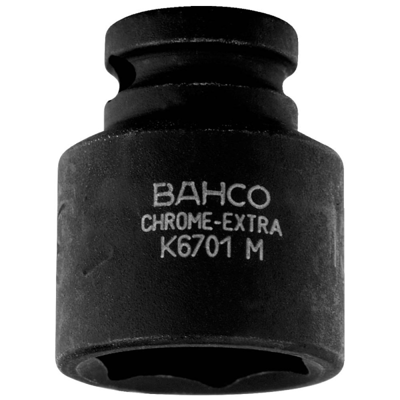 Dado de Impacto Magnetico Hexagonal Milimetrico 1/4" x 7 mm Corto Bahco KM6701M-7