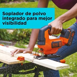 Sierra Caladora 20V 55mm Black+Decker BDCJS20C-B2C