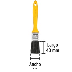Brocha de 1" (2,54 cm) con Mango de Plastico Pretul 21524