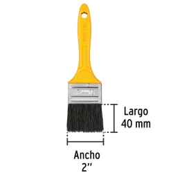 Brocha de 2" (5,08 cm) con Mango de Plastico Pretul 21526
