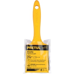 Brocha de 2-1/2" (6,35 cm) con Mango de Plastico Pretul 21527