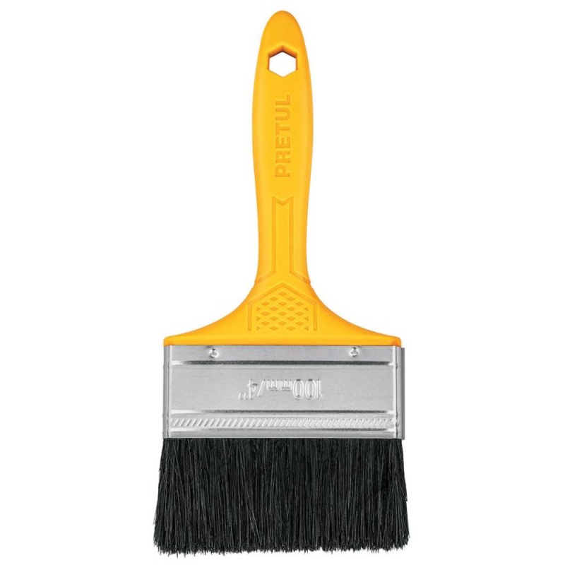 Brocha de 4" (10,16 cm) con Mango de Plastico Pretul 21529