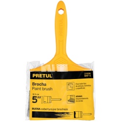Brocha de 5" (13 cm) con Mango de Plastico Pretul 21530