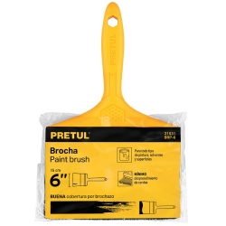 Brocha de 6" (15 cm) con Mango de Plastico Pretul 21531