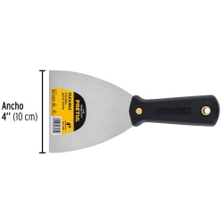Espátula Flexible 4" (10 cm) con Mango de Plástico Pretul 21517