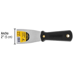 Espátula Flexible 2" (5 cm) con Mango de Plástico Pretul 21515