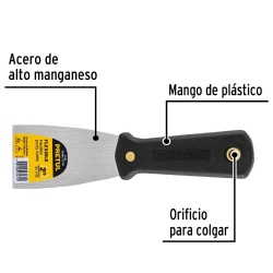 Espátula Flexible 2" (5 cm) con Mango de Plástico Pretul 21515