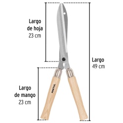 Tijera para Podar 19" (49 cm) Mango de Madera Pretul 23060
