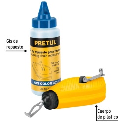 Tiralíneas 15 M (50 ft) para Trazado con Gis Azul Pretul 28574