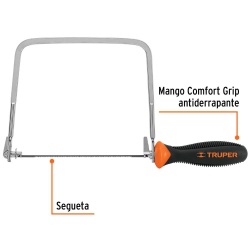 Arco de Sierra 6" inc 5 Seguetas Truper 10221