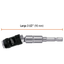 Adaptador Articulado 3 1/2" (90 mm) Magnetico para Puntas Truper 11875