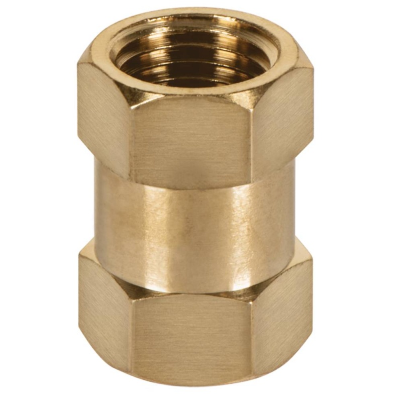 Acople de Laton Hembra-Hembra 1/4 NPT Truper 19025