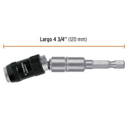 Adaptador Articulado 4 3/4" (120 mm) Magnetico para Puntas Truper 101965