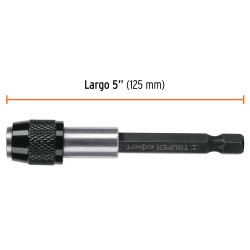 Adaptador 5" (125 mm) Magnetico para Puntas Truper 101964