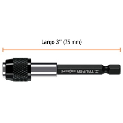 Adaptador 3" (75 mm) Magnetico para Puntas Truper 11873