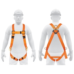 Kit de Arnes de Seguridad para Trabajo en Altura 3 Anillos + Linea de Vida Truper 100889