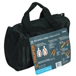 Kit de Arnes de Seguridad para Trabajo en Altura 3 Anillos + Linea de Vida Truper 100889