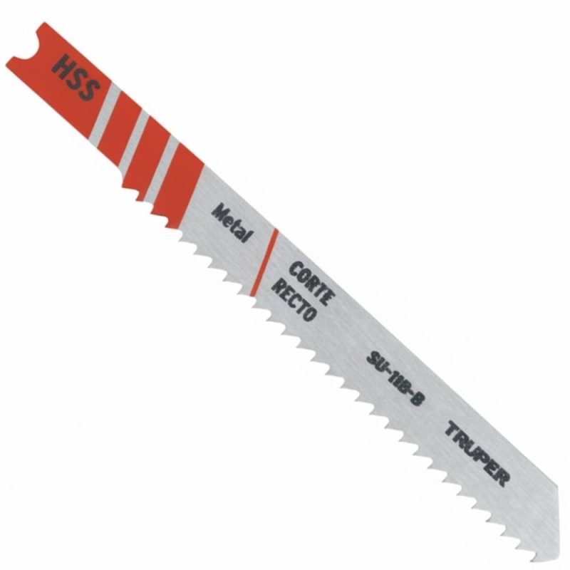 Hojas de Sierra para Calar 3" (7,5 cm) 12 DPP Zanco U Corte Recto para Metal 5 Pz Truper 18139