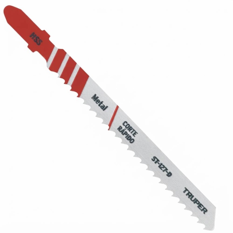 Hojas de Sierra para Calar 3-1/4" (8 cm) 21 DPP Zanco T Corte Recto para Metal 5 Pz Truper 18128
