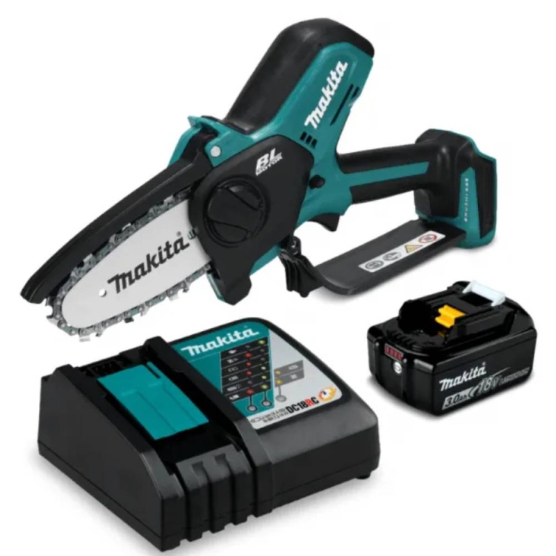 Sierra de Podar 4" 18V LXT BL + 1 Bat de 3,0 Ah + Cargador Makita