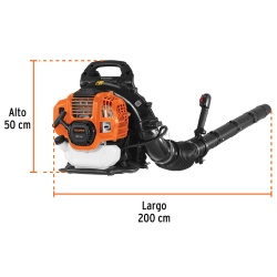 Sopladora a Combustion Tipo Mochila 2T 53 cc Truper 102970