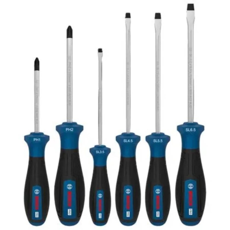 Juego de Destornillador Mixto PH/SL 6Pz Bosch 1600.A03.9PE-000