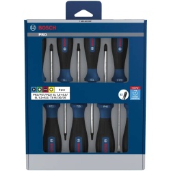 Juego de Destornillador Mixto PH/PZ/SL/TX 8Pz Bosch 1600.A03.9PF-000