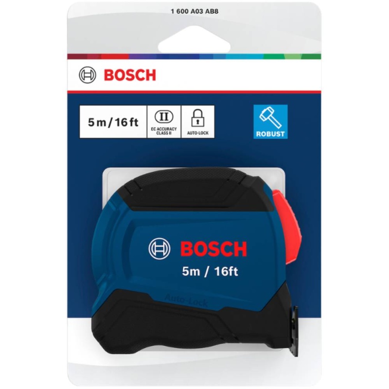 Wincha 5 Metros x 27 mm Autolock Bosch 1600.A03.AB8-000